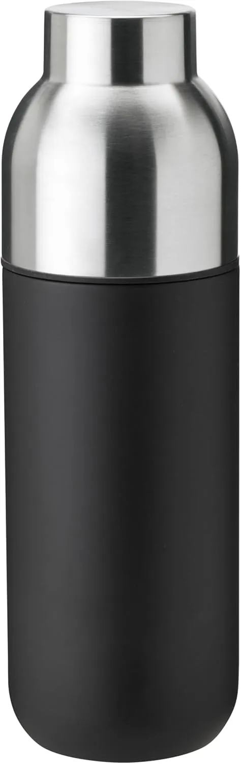 Stelton Keep Warm Insulated Flask 0.75 L Black - Keeps Drinks Hot for 24 Hours