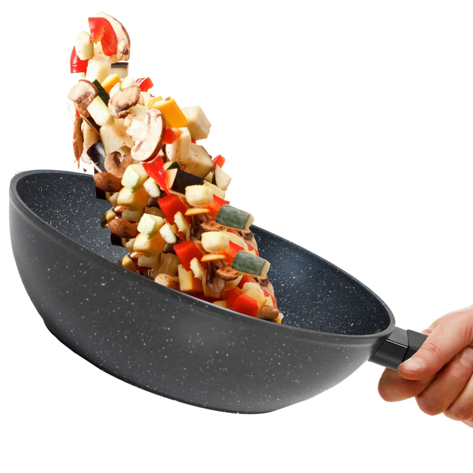 Stone Chef Forged Wok Non Stick Cookware Kitchen - 28cm
