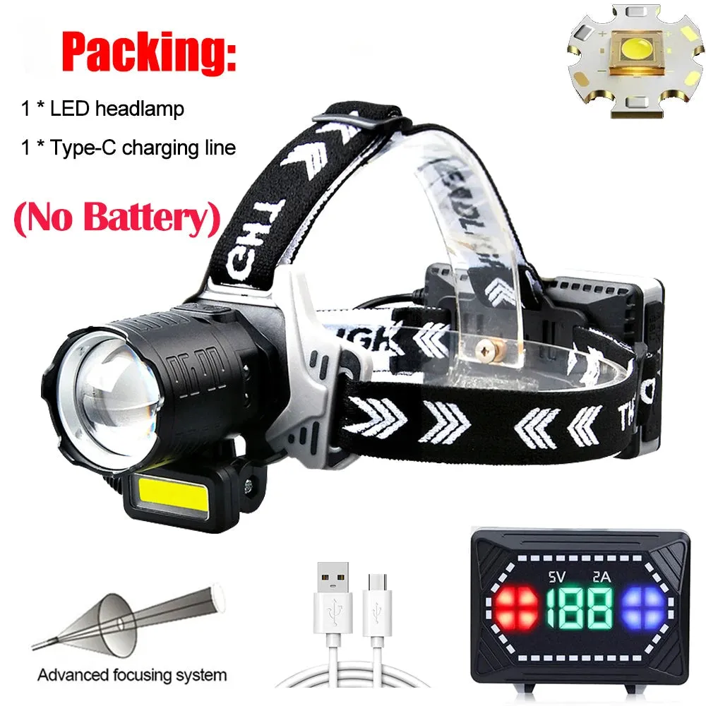 Super Bright White LED Headlamp with Motion Sensor