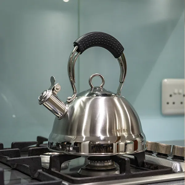 Swiss 2.5L Gourmet Whistling Kettle (Stainless Steel) KET2500S