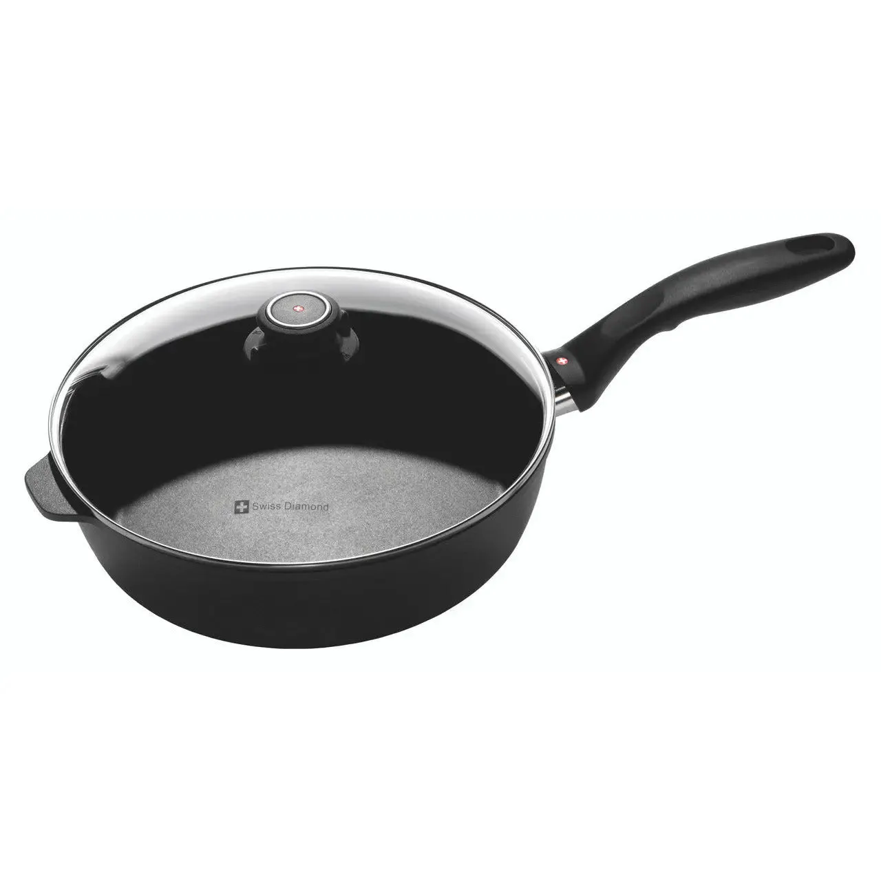 Swiss Diamond XD 3.8 qt Nonstick Saute Pan with Glass Lid