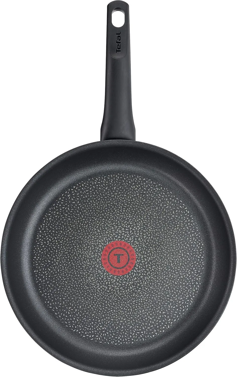 Tefal Titanium Fusion (Titanium Extra Non-Stick Coating, Hard Fusion Outer Coating, Suitable for All Heat Cookers Including Induction), aluminium, Black, 24 cm / 28 cm