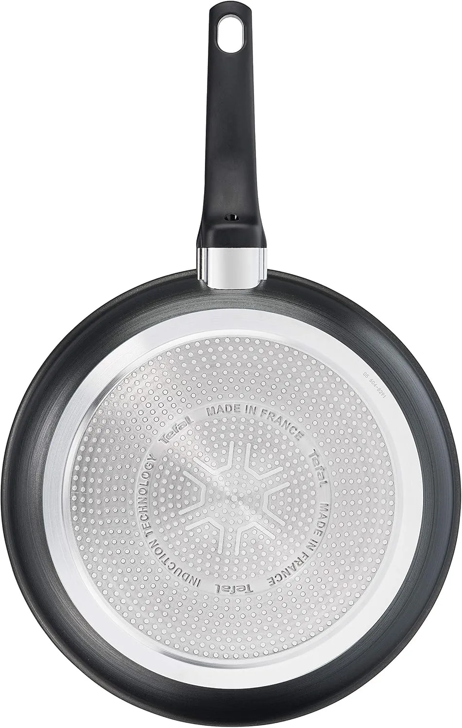 Tefal Titanium Fusion (Titanium Extra Non-Stick Coating, Hard Fusion Outer Coating, Suitable for All Heat Cookers Including Induction), aluminium, Black, 24 cm / 28 cm