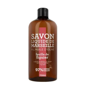 Terra Savon de Marseille Liquid Soap, Fig Leaf, 33.8 Fl Oz