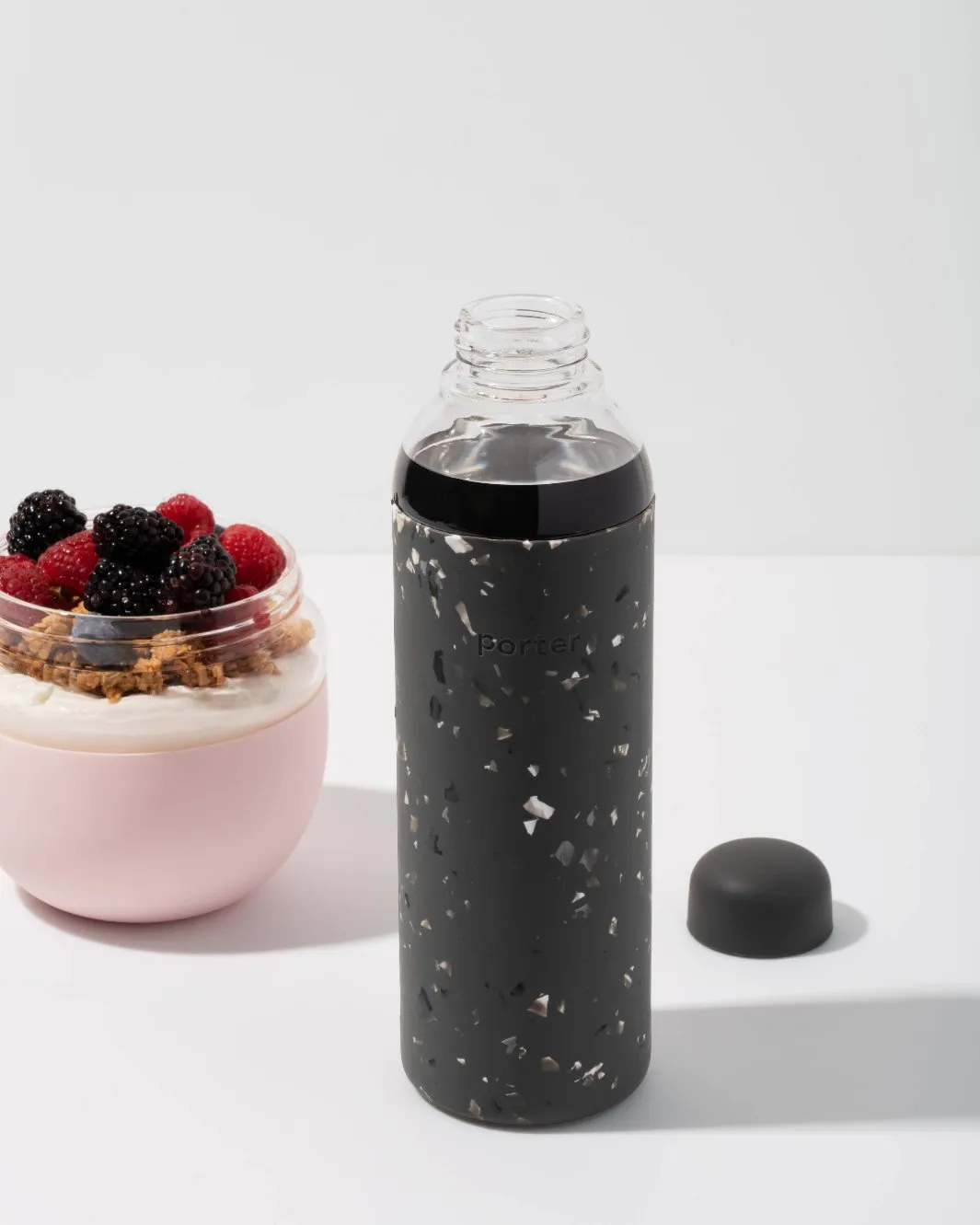 Terrazzo Glass Water Bottle