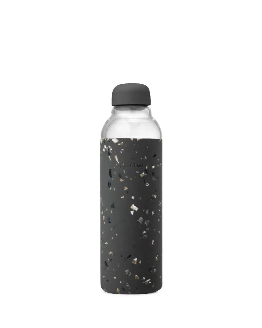 Terrazzo Glass Water Bottle
