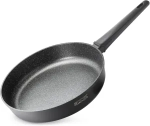 THE ROCK SOHO 11-Inch Non Stick Frying Pan – Nothing Sticks, Never Warps, Lasts Longer, Healthy Non-Toxic Skillet with Heat-Resistant Handle, PFOA Free, Oven & Dishwasher Safe, Black