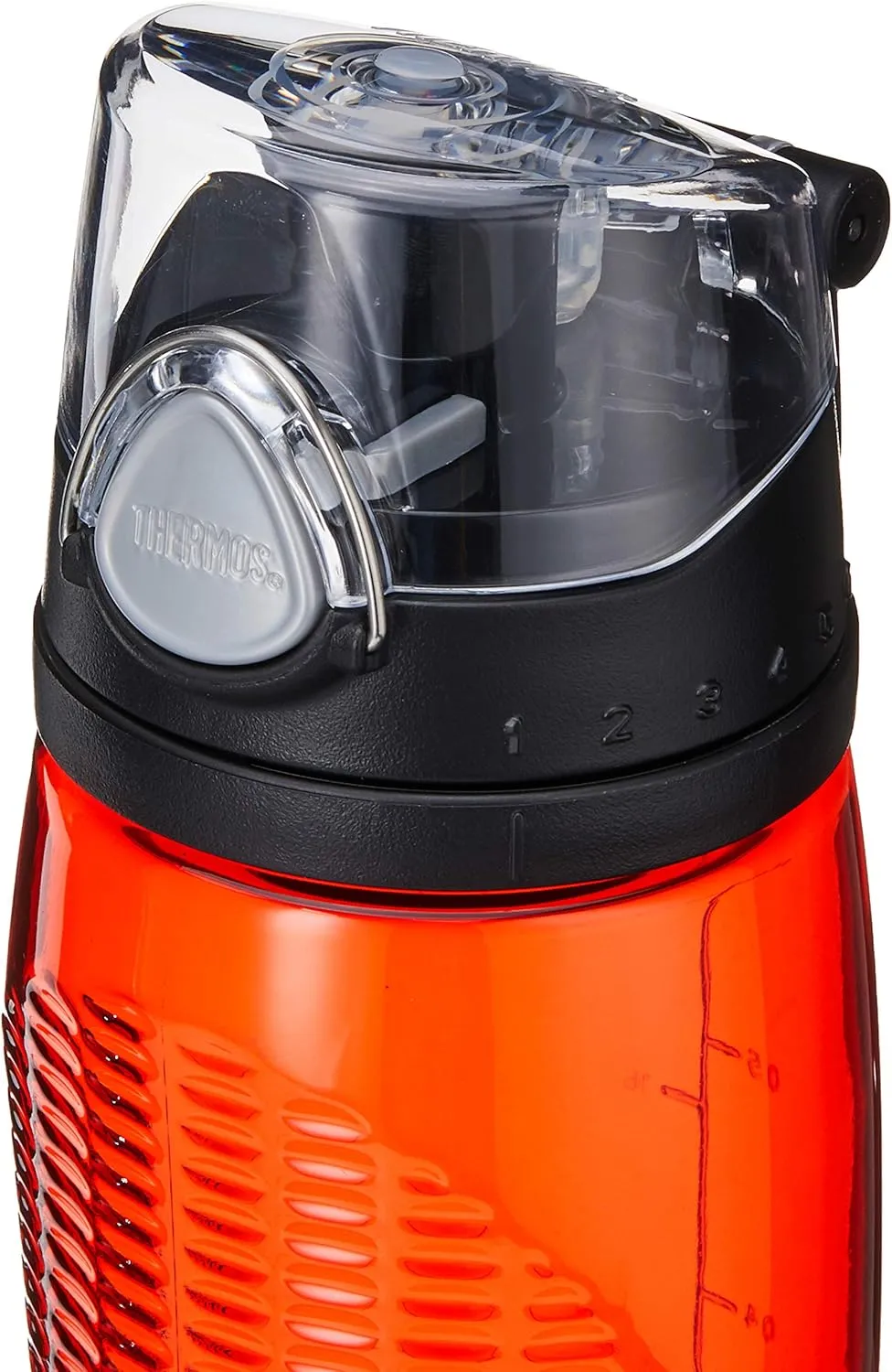 Thermos Intak 24 Ounce Hydration Bottle with Meter, Red