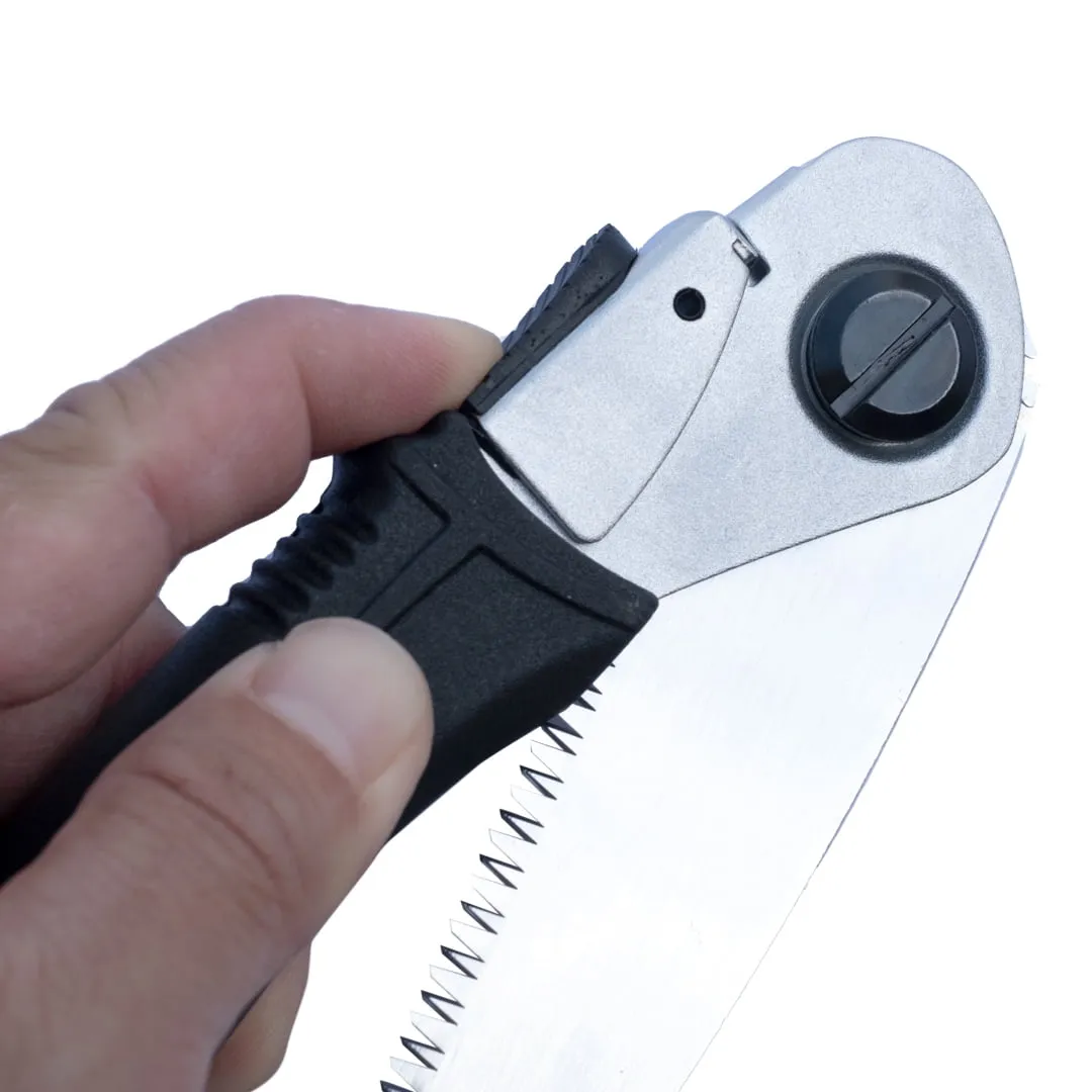 Toology Hardware Folding Tree Saw 5" Hand Pruning Saw for Gardening, Survival Saw for Camping Wood / Tree Cutter, Limb Saw Bushcraft Axe with Heavy Duty SK-5 Steel