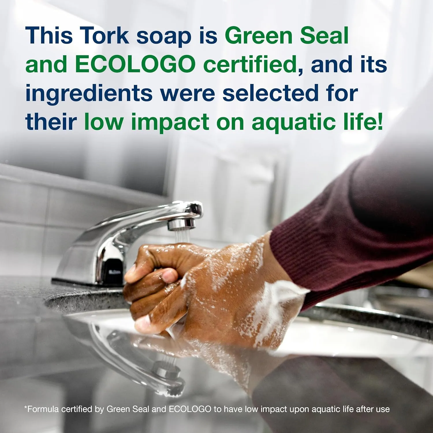 Tork Extra Mild Hand Washing Foam Soap S4, No Fragrance Added, 6 x 1L, 401811 (formerly 401211)