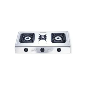 Totai Hot Plate 3 Burner Stainless Steel Table Top Gas Stove 26/014A