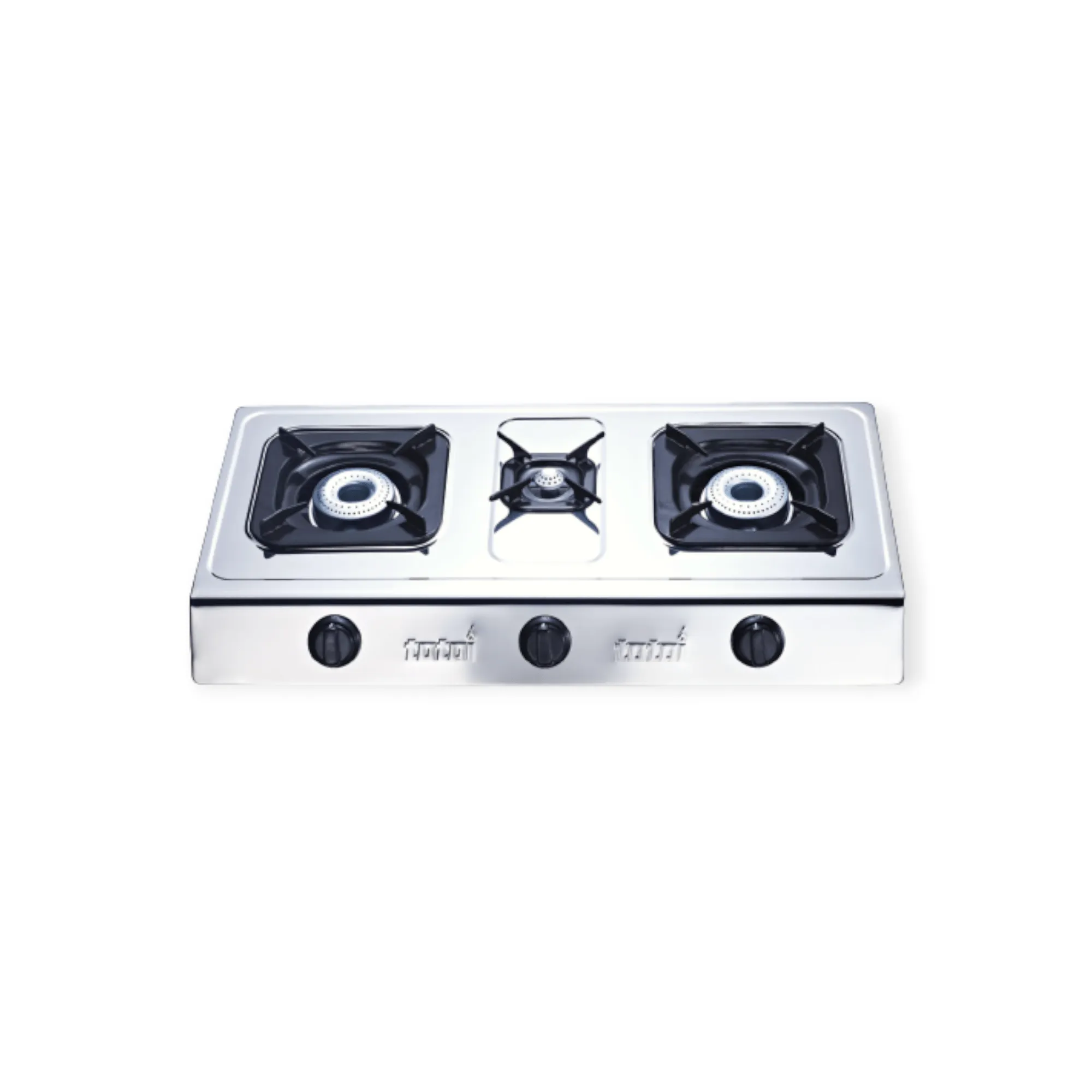 Totai Hot Plate 3 Burner Stainless Steel Table Top Gas Stove 26/014A