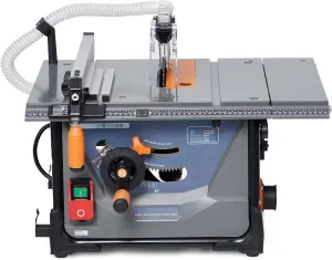 Towllmark Table Saw for Jobsite, 8.5 inch Table Saw Cutting Speed up to 5000RPM，2000W,15A, 98% Vacuuming Rate, Compact Tablesaw with Low Noise for DIY Woodworking and Furniture Making