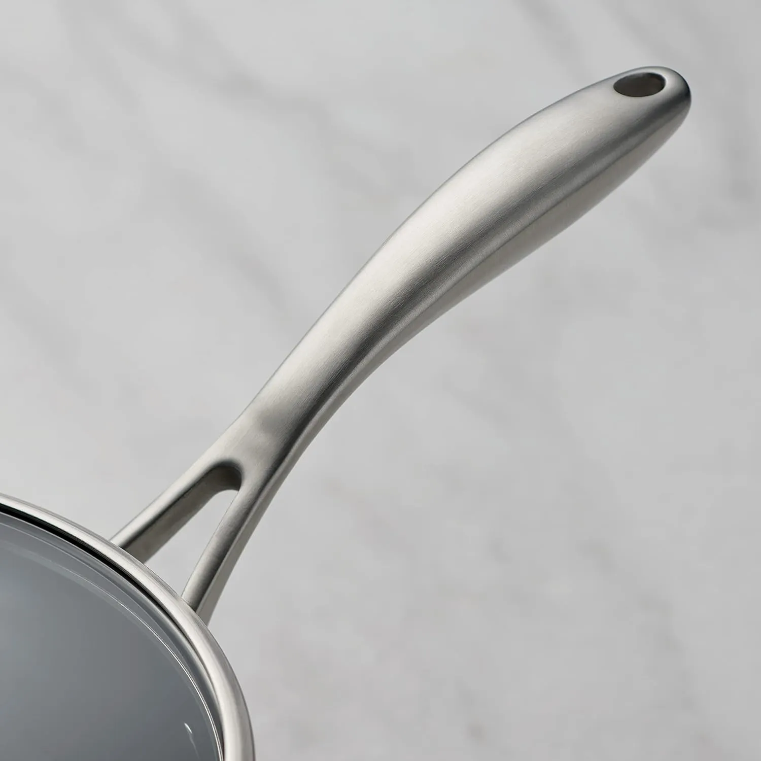 Tramontina Hard Anodized Non Stick 4-Quart Large Sauce Pan with Glass Lid, Oven Safe