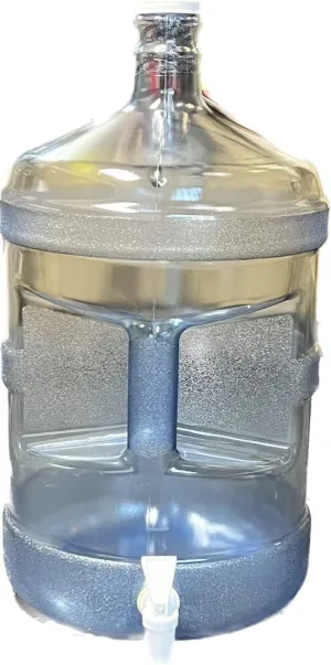 TTECH 5 Gallon Bottle Jug Water W/Spout Valve Dispenser Reusable BPA Free Made in USA