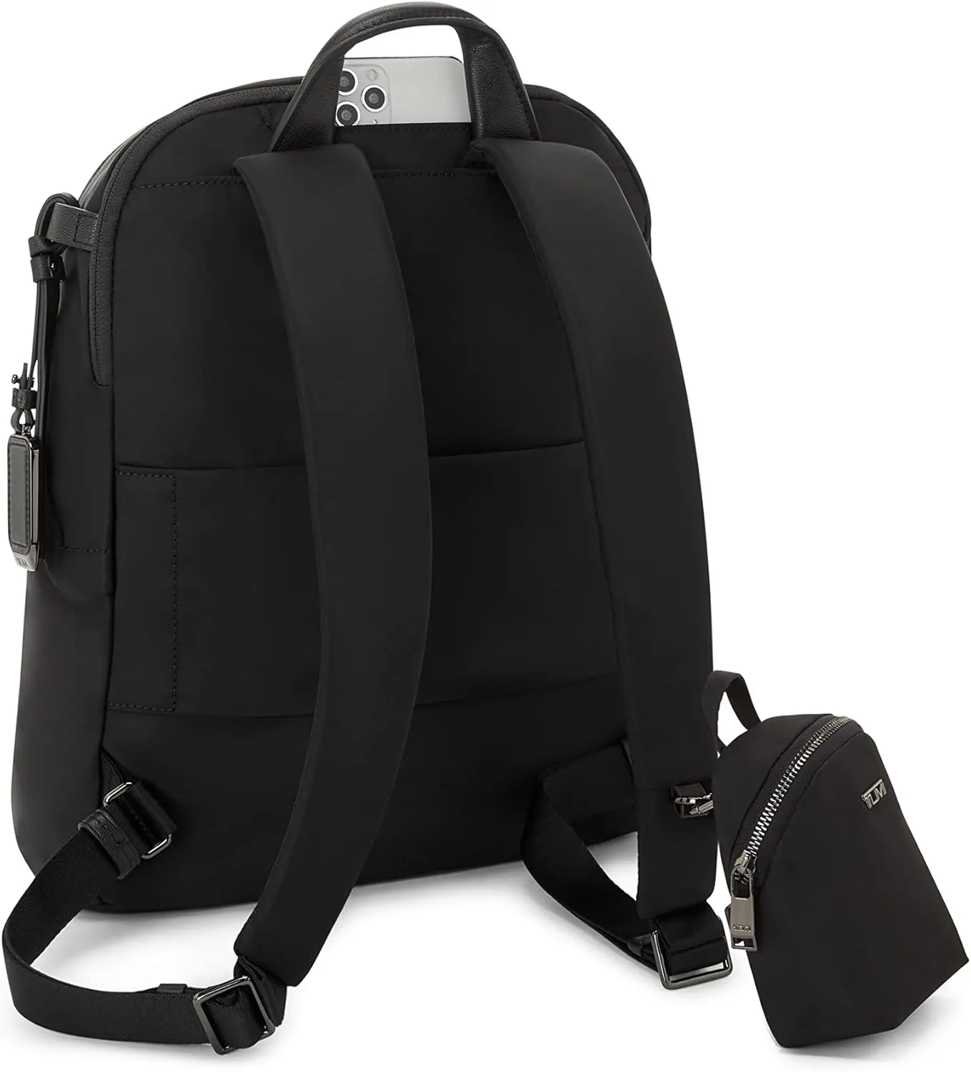 TUMI - Voyageur Halsey Backpack - Travel Backpack - For Business, Fashion, Commute - Holds Up to 14" Screens - Black & Gunmetal