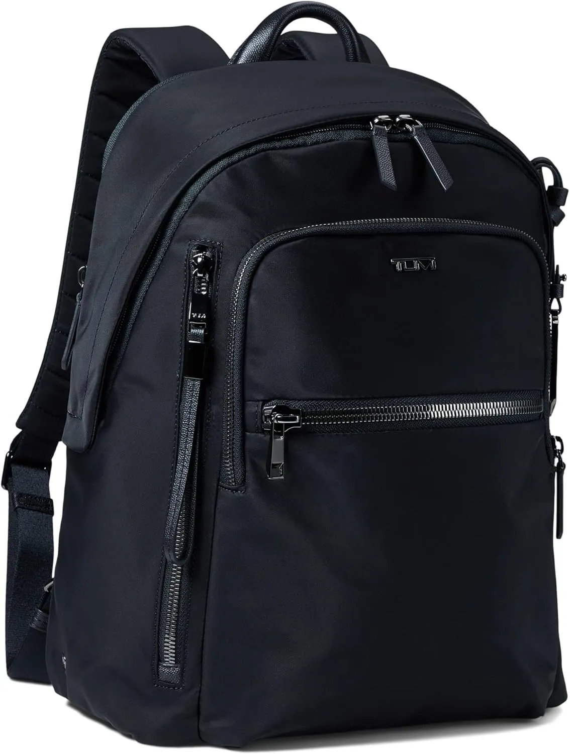 TUMI - Voyageur Halsey Backpack - Travel Backpack - For Business, Fashion, Commute - Holds Up to 14" Screens - Black & Gunmetal