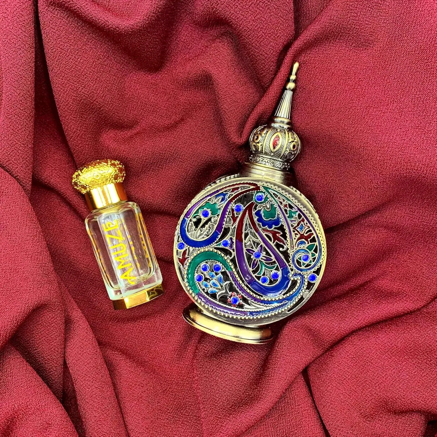 Turkish Rose, 12 ml - METAL | Premium Perfume Oil | Attar Oil | Alcohol-Free | Vegan & Cruelty-Free