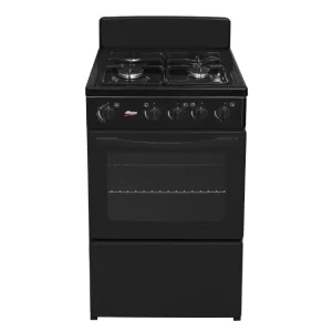 Univa 60cm Gas Stove Black UG005B