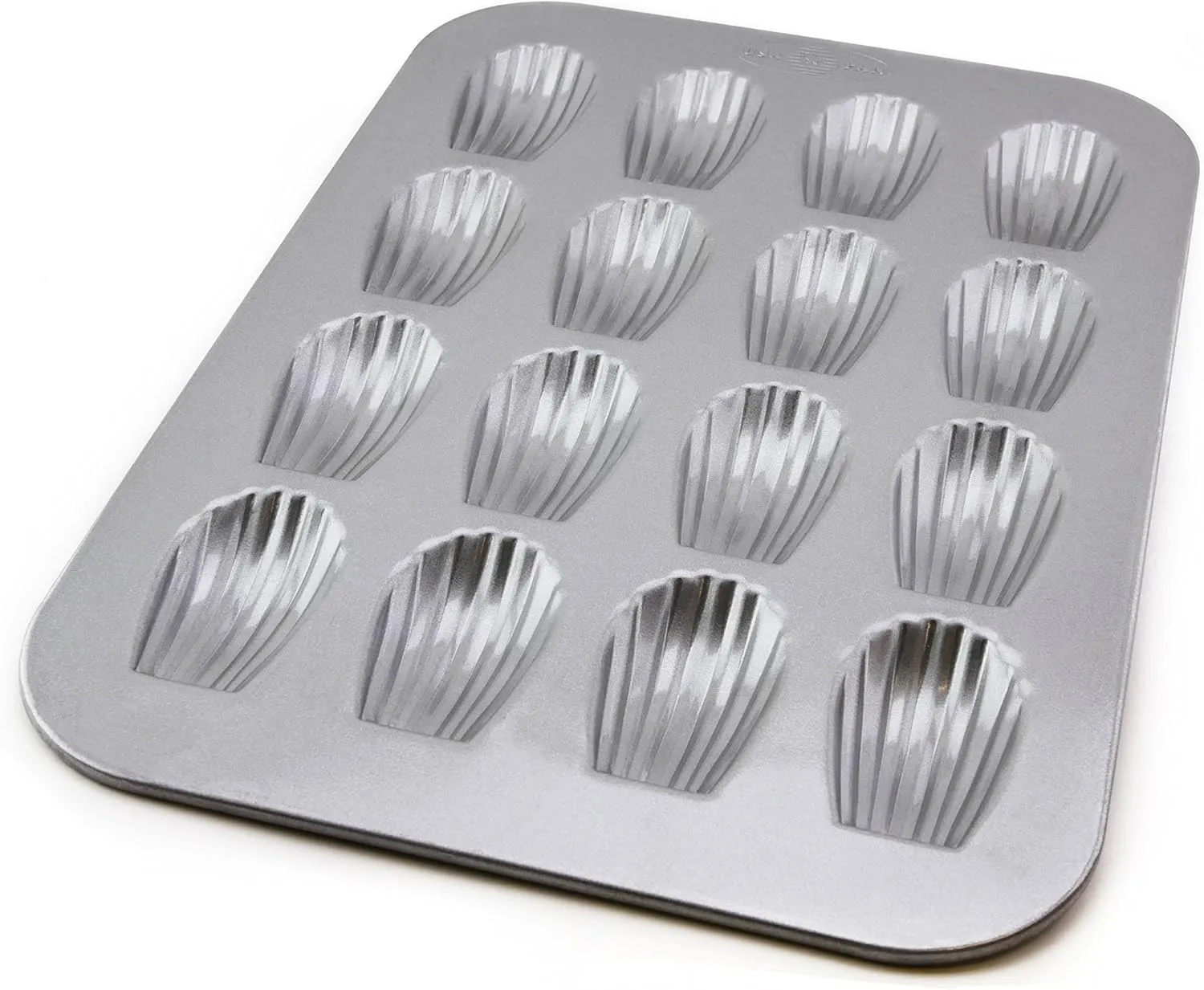 USA Pan Bakeware Nonstick Madeleine Pan, 16 Well