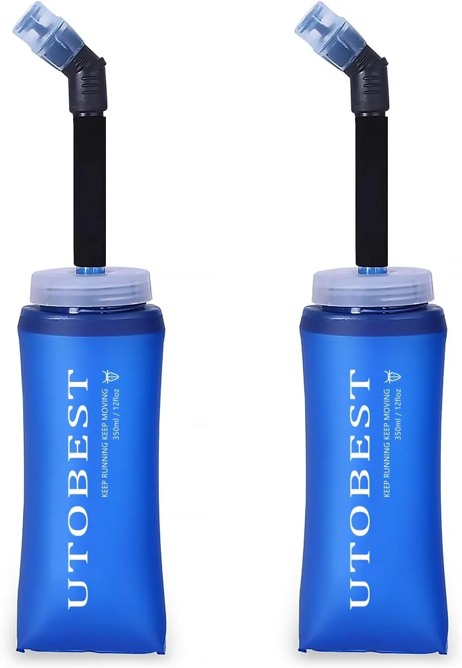 UTOBEST Running Vest 5L with 2*350ml Soft Flasks
