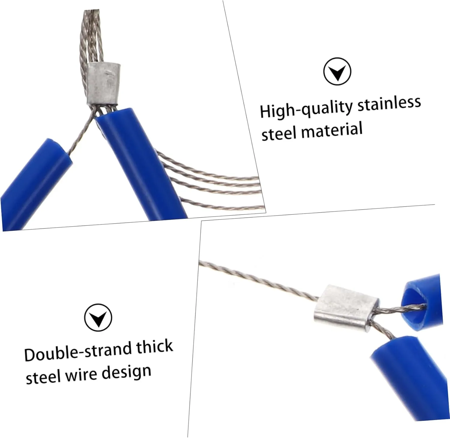 VANZACK 3pcs Cutting Wire Saw for Stainless Saw Emergency Wire Outdoor Activities