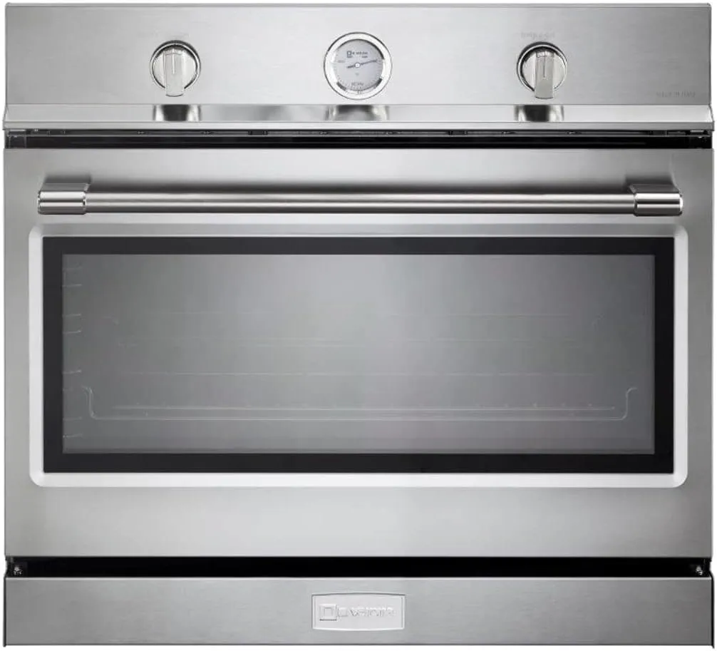 Verona Designer Series VEBIG30NSS 30 Inch Built-In Single Gas Wall Oven 3.5 cu ft Capacity Convection Infrared Broiler Electronic Ignition Stainless Steel