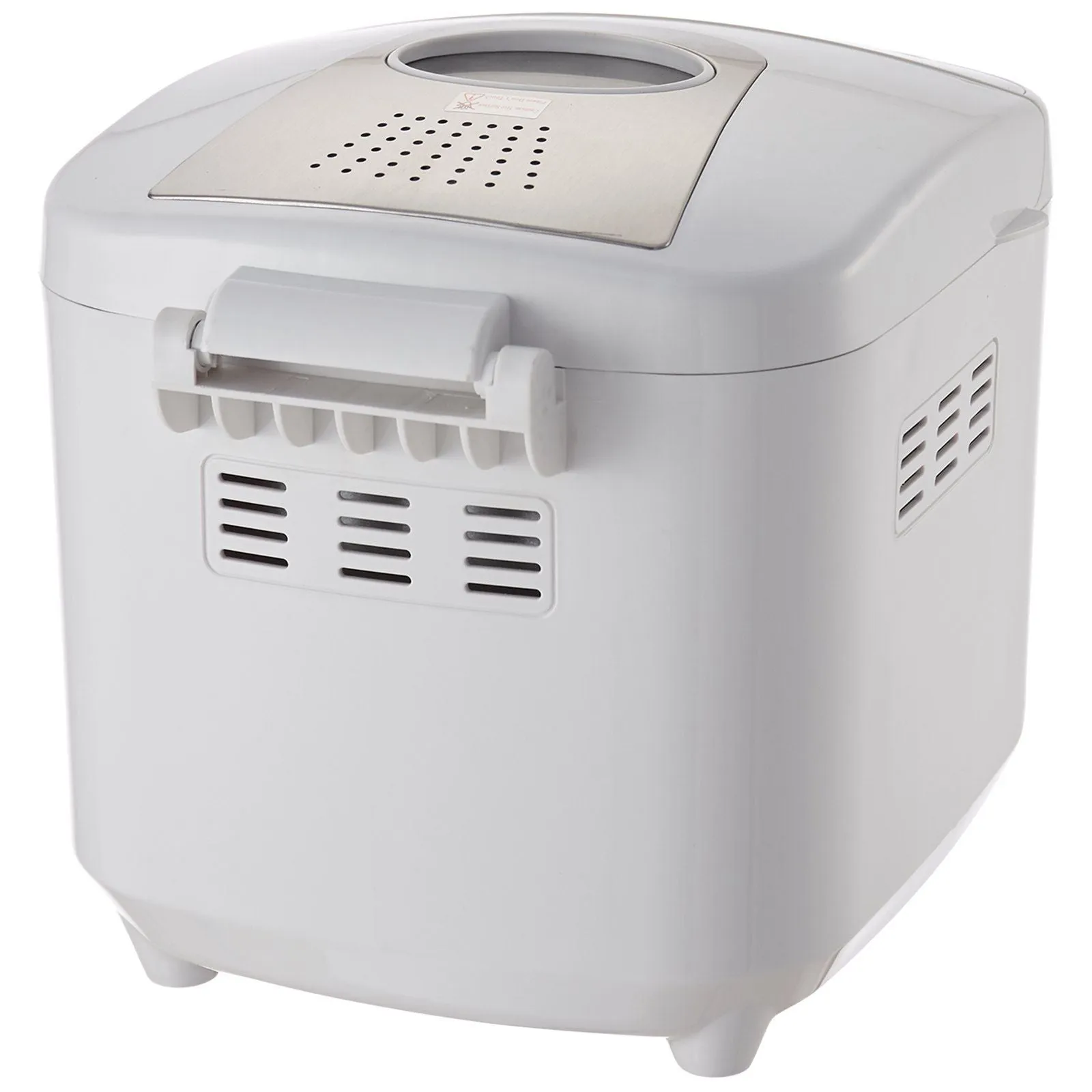VEVOR Bread Maker, 19-in-1 2LB Dough Machine, Nonstick Ceramic Pan Automatic Breadmaker with Gluten Free Setting, Whole Wheat Bread Making, Digital, Programmable, 3 Loaf Sizes, 3 Crust Colors, White