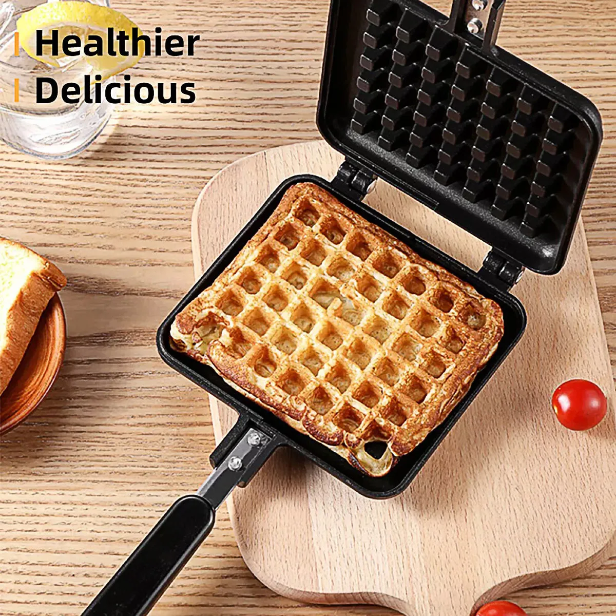 Waffle Pan Mould DIY Cake Baking Tool Lattice Muffin Mold Tray for Kitchen Oven