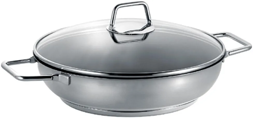 Wega Coated Sauté Pan, Stainless Steel, Silver, 24 cm