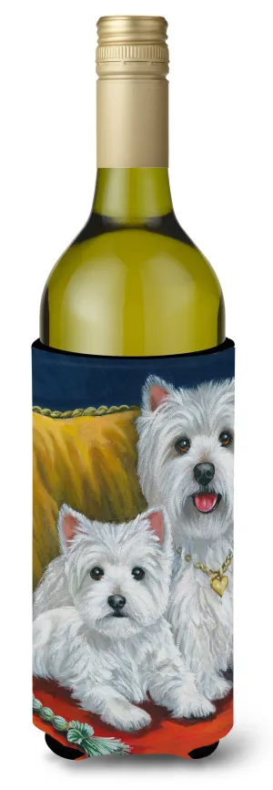 Westie Mom and Pup Wine Bottle Hugger PPP3218LITERK