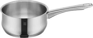 WMF Saucepan Ø 16 cm Approx. 1.5L Diadem Plus Pouring Rim Glass Lid Cromargan® Stainless Steel Polished Suitable for Induction Hobs Dishwasher-Safe