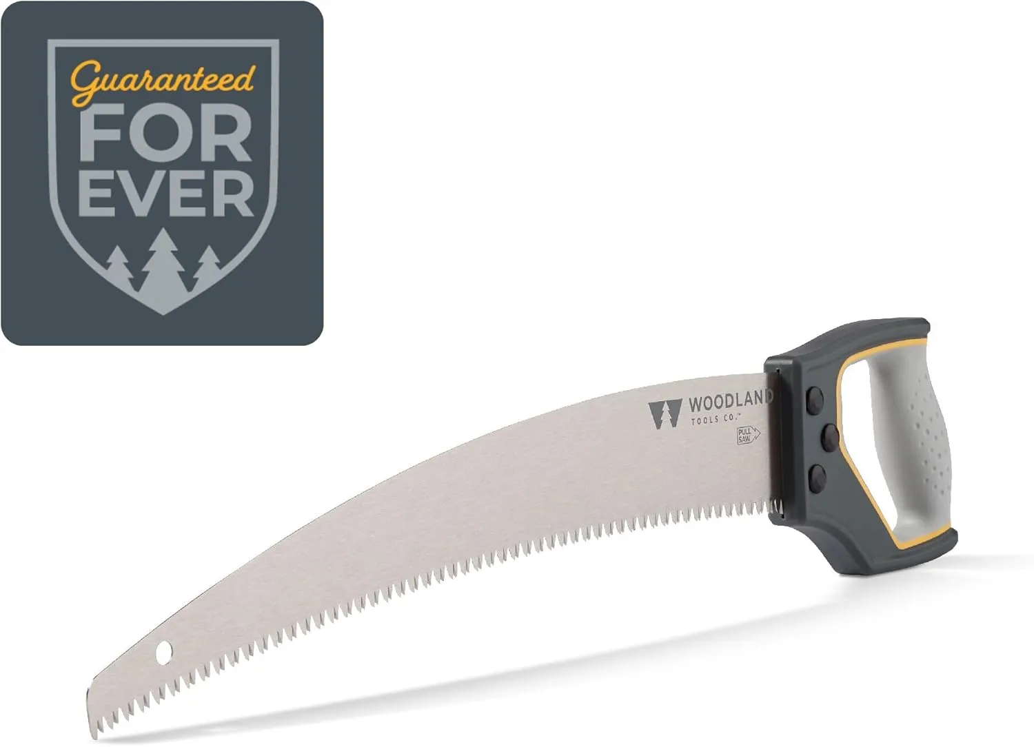 Woodland Tools Co. D-Handle Pruning Saw - Durable Gardening Saw with Ergonomic Grip for Branch Trimming and Deadwood Cutting