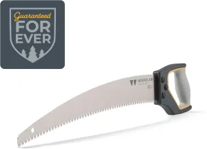 Woodland Tools Co. D-Handle Pruning Saw - Durable Gardening Saw with Ergonomic Grip for Branch Trimming and Deadwood Cutting