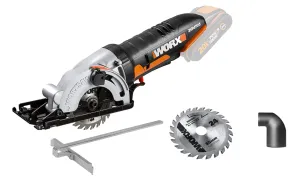Worx - 20V Cordless Compact Circular Saw WX527.9 (Tool Only) - IBF