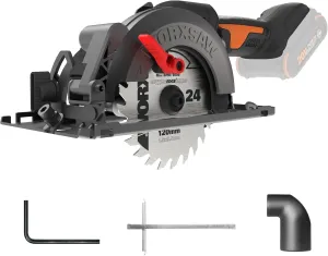 Worx WX531L.9 20V Power Share WORXSAW 4.5" Cordless Compact Circular Saw (Tool Only)
