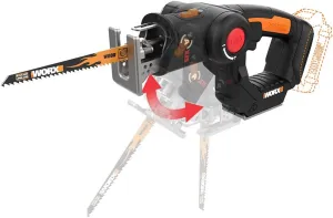 Worx WX550L.9 20V Power Share Axis Cordless Reciprocating & Jig Saw (Tool Only)