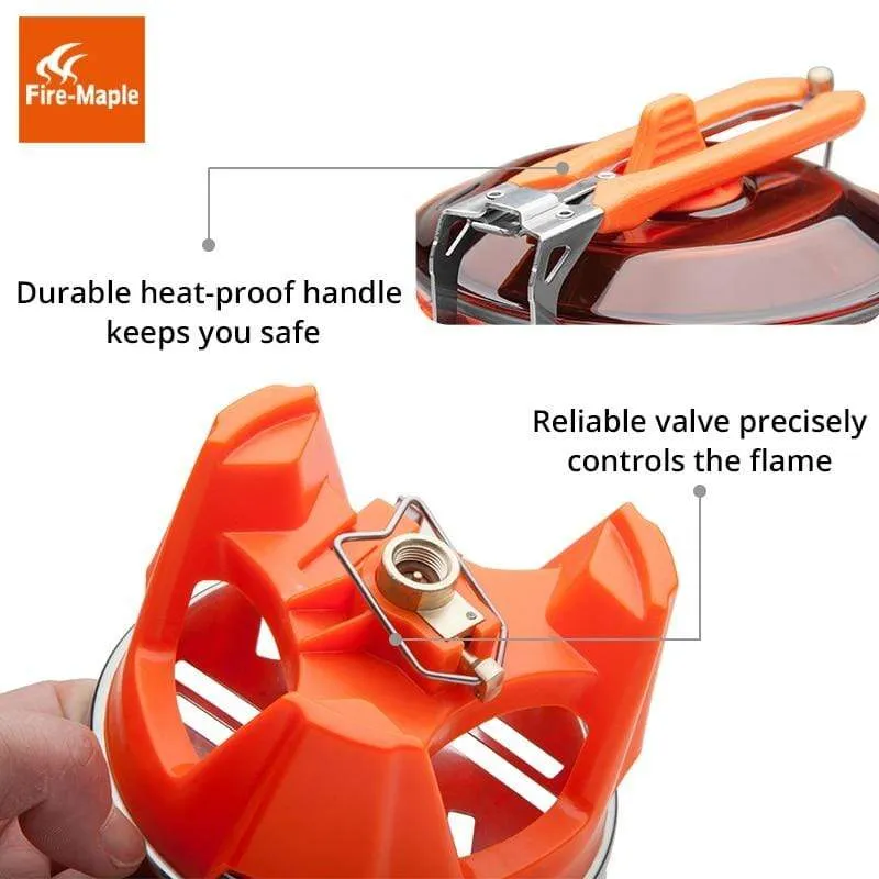 X2 Outdoor Gas Stove Burner /Portable Cooking System With Heat Exchanger Pot