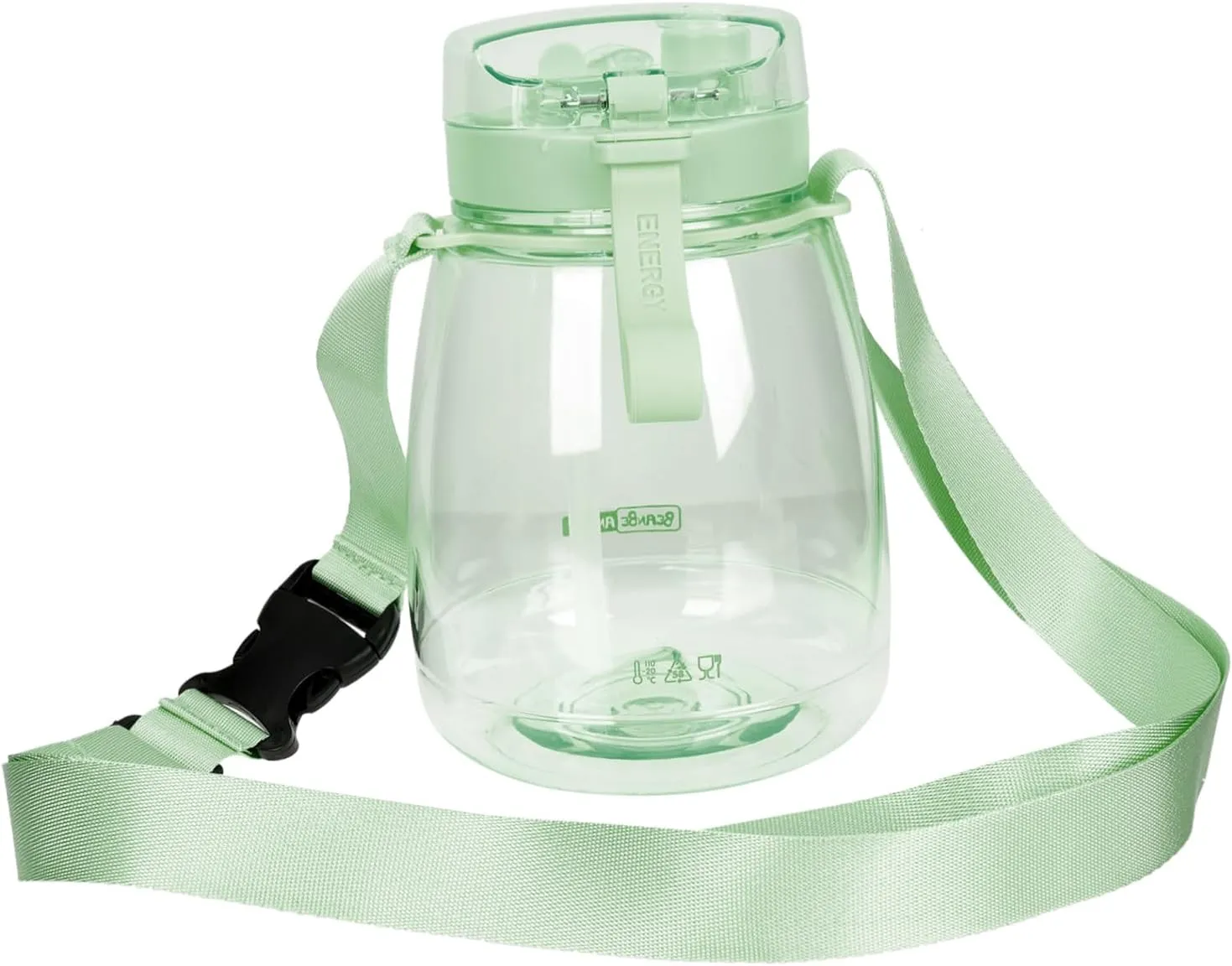 Yardwe Large Capacity Sports Water Cup Collapsible Bottle Straw Water Dispenser