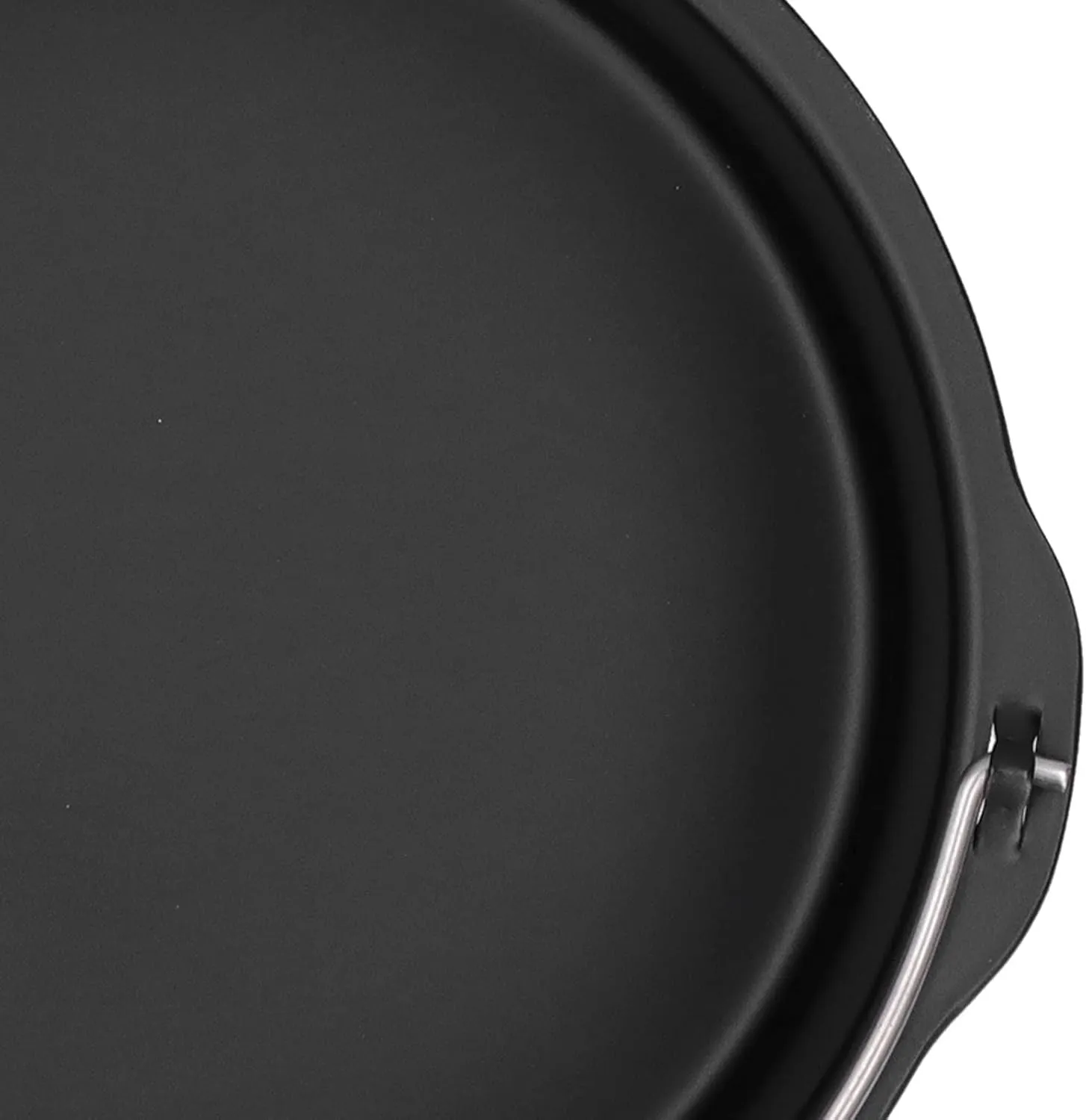 Yosoo Air Fryer Baking Pan, Oven Air Fryer Basket Cake Drum with Non Stick Design Carbon Steel NonStick Cake Baking Tray Kitchen Electric Accessory for Electric Steamers (8 Inch)
