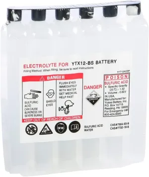 Yuasa Acid for Maintenance-Free Battery - YTX12 YUAX12MPK