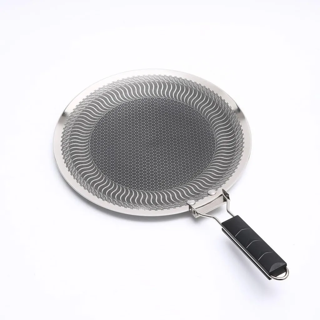 Zhong Outdoor Camping Plate Barbecue Pan Portable Cooking Frying Pan Meat Pot Barbecue Plate for Hiking Picnic, 34CM, kjnva-118
