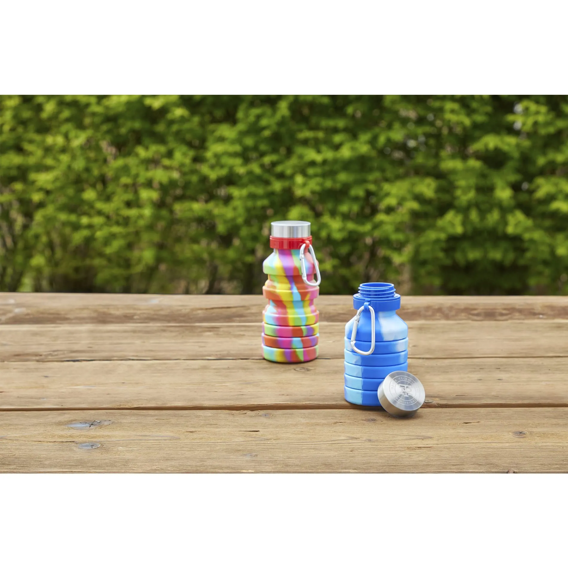 Zigoo Silicone Collapsible Bottle 18oz - Tie Dye