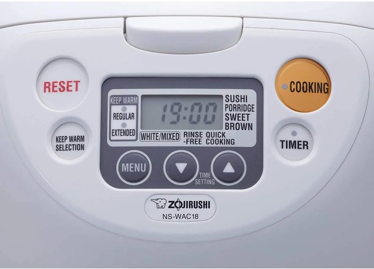 Zojirushi Micom Rice Cooker and Warmer (10-Cup/Cool White)