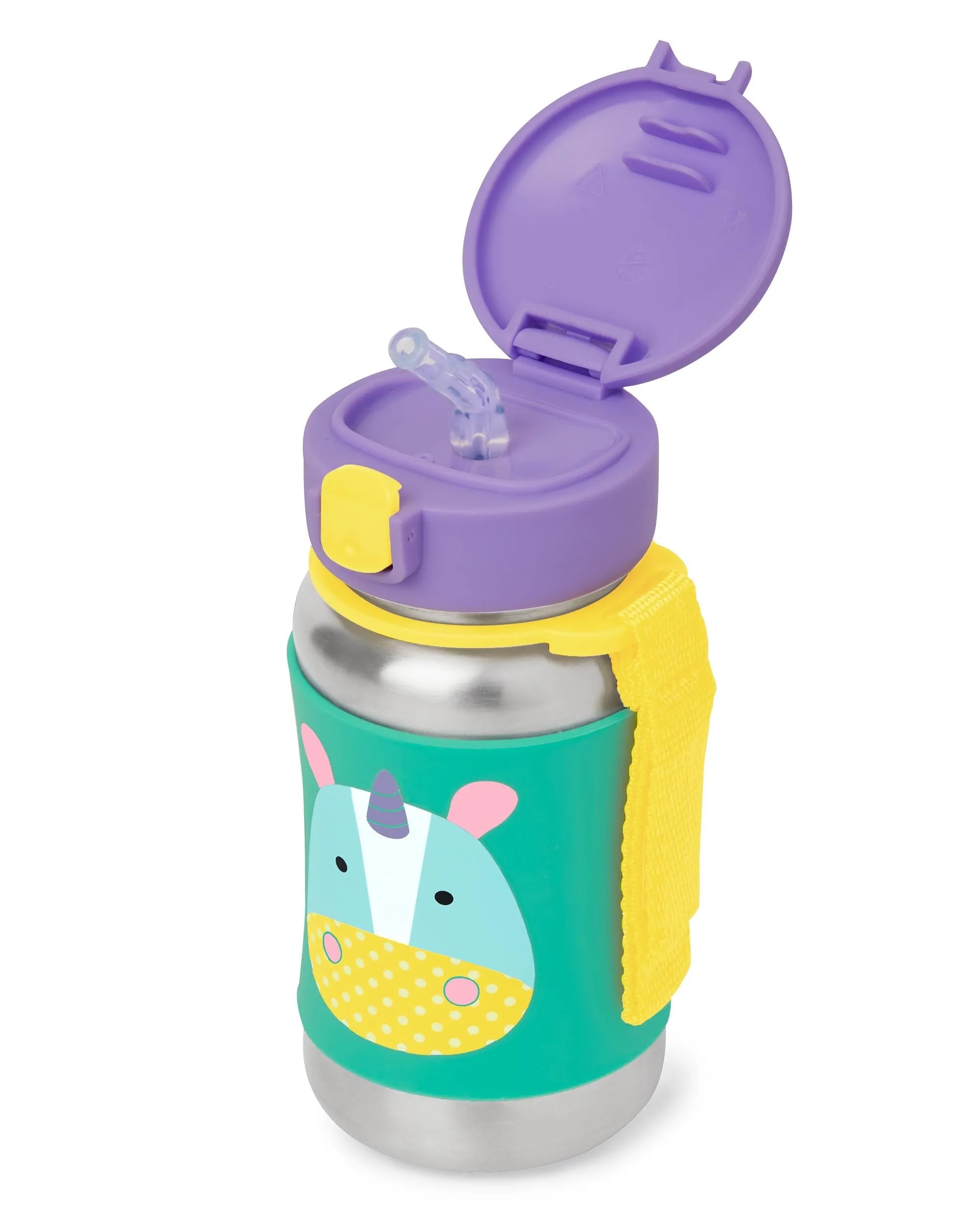 Zoo: Stainless Steel Straw Bottle | Skip Hop