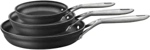 ZWILLING Motion Hard Anodized 3-pc Aluminum Nonstick Fry Pan Set